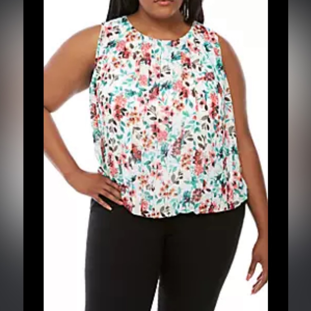 Calvin Klein Sleeveless Bubble Top Size 3X